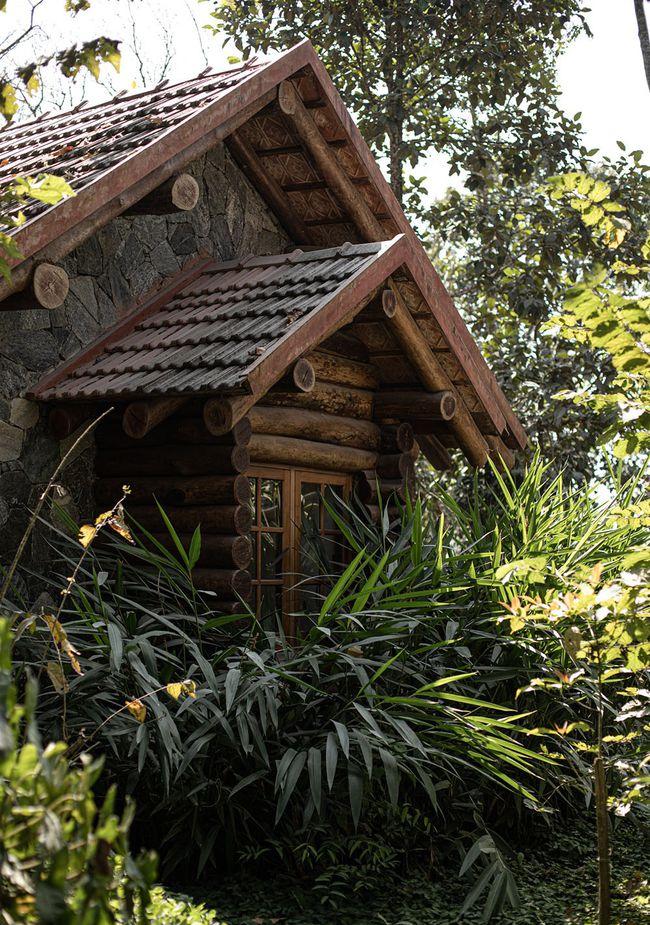 温馨小屋，木与石的完美结合