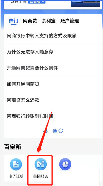 支付宝怎么关闭网商银行_怎么关闭网商银行_关闭网商银行怎么关闭