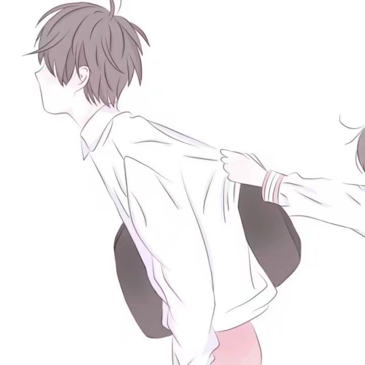 情侣头像图片一男一女动漫-动漫初恋：美好青春期的情侣头像