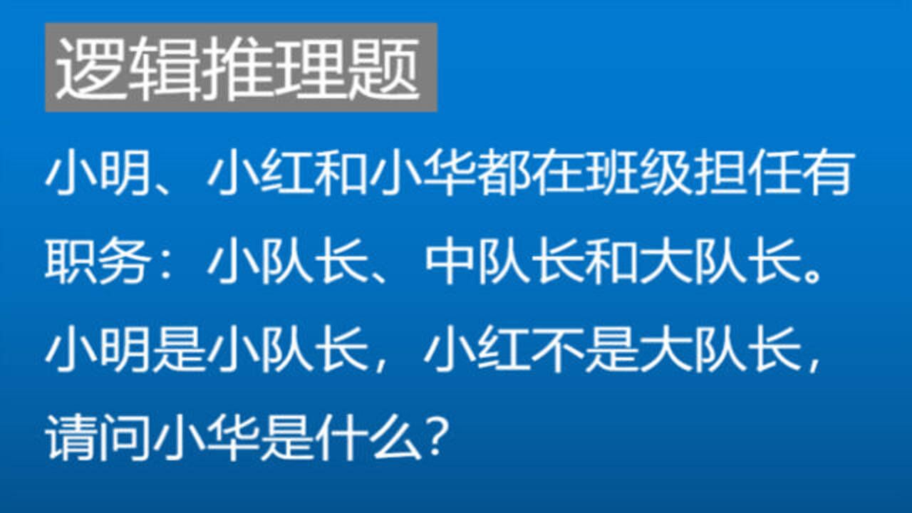 逻辑推理故事(附答案)-推理王校园推理大挑战，小明小红小李智